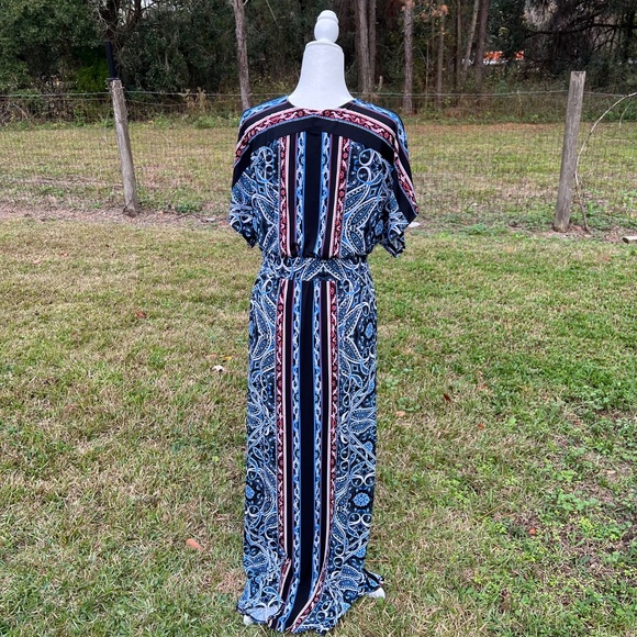 LAST CHANCE 7/31 Cato printed womens maxi dress - Picture 2 of 5